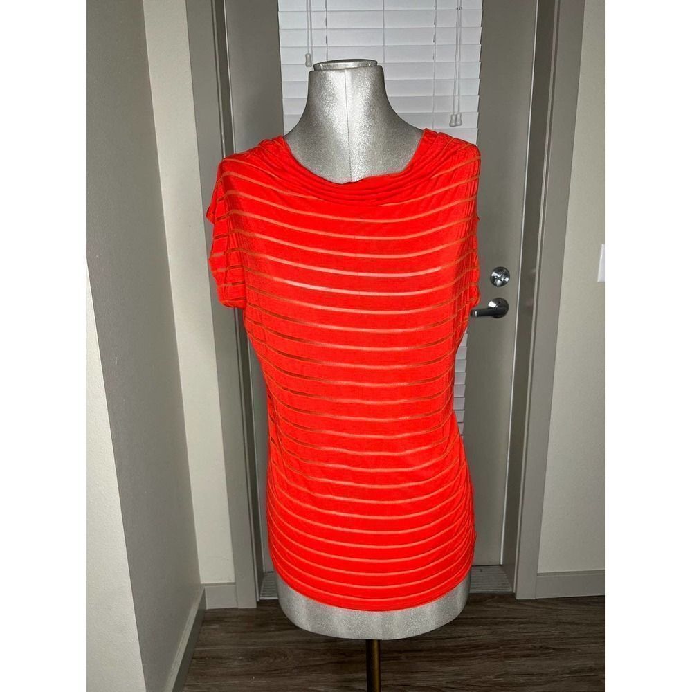INC Cowl Neck Shirt Sz M